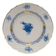 Chinese Bouquet Blue Bread & Butter Plate 6"D