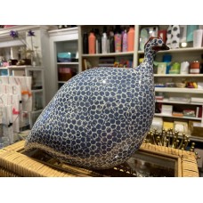 Les Ceramiques Large Hen Blue & White